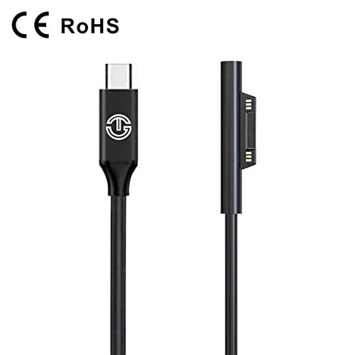J Go Tech Original Surface Connect To Usb C Charging Cable 15v 3a With Ce And Rohs Safety Certificates For Microsoft Surface Pro 3 4 5 6 7 Surface Book 1 Surface Go Surface Laptop 1 2 3 Walmart Com