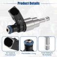 thumbnail image 3 of Coche Combustible Inyector Boquilla para VW Eos 2.0T  - 1Pz Plata Tono, 3 of 7