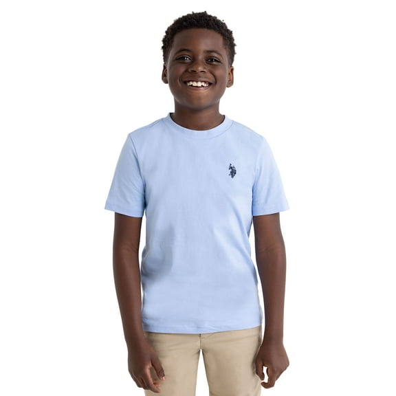 U.S. Polo Assn. Boys Crewneck T-shirt, Sizes 4-18