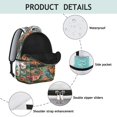 thumbnail image 4 of Cute Dinosaur Pattern Backpack for School,Cute School Bag,Schoolbag with Adjustable Shoulder Straps & Padded Back,15.3"x11"x7.1".﻿, 4 of 6