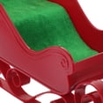 thumbnail image 3 of HONMEET Red PP and Cloth Christmas Sleigh for Holiday and Party Decor, 3 of 7