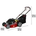 thumbnail image 4 of Skymirror Lawn Mower, Self Propelled Lawn Mower, 141cc Gas Engine Lawn Mower, Push Lawn Mower with 50L Grass Tank, Big Wheels, 4 of 7