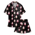 thumbnail image 3 of WEAIXIMIUNG Pajamas For Children Shirt And Pant Matching Set Sleepwear Set With Pockets For Christmas 8-9 Years, 3 of 4
