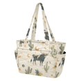 thumbnail image 2 of FORMRS Tote Bag for Women Quilted Large Capacity Travel Work Carry On Shoulder Handbag, Cowboy Pattern, 2 of 7