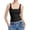 tank 137#Black, variant on oqasdz Tank Tops for Women Square Neck Sleeveless Knit Ribbed Cropped Top Slim Fit Solid Color Layering Undershirts for Daily Wear Summer Outdoor,White,XL