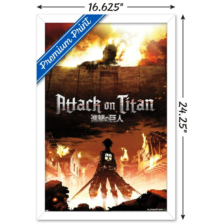 Attack on Titan - Fire Wall Poster, 14.725