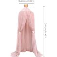 thumbnail image 4 of Mosquitera para niños, tienda de campaña, dosel para cama, mosquitera, ropa de cama con encaje redondo, casa de juegos para bebés, niños y niñas, 4 of 4