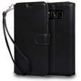 thumbnail image 2 of Samsung Galaxy S8 Plus Étui Portefeuille Ajusté Léger Premium avec Protection RFID - Noir, 2 of 5
