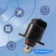 thumbnail image 4 of 93744675 Idle Air Control Valve for Chevrolet Aveo Pontiac Wave 1.6L, 4 of 5