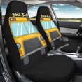 thumbnail image 4 of POLERO Back to School Breathable Automotive Vehicle Seat Covers, Polyester Stain Resistant Front Seat Cover Set of 2 for Most Cars and Sedan, 4 of 9