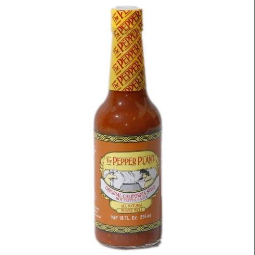The Pepper Plant Original California Hot Pepper Sauce 10 Oz. Bottle (6