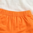 thumbnail image 5 of Staki Toddler Girl Easter Easter Toddler Baby Girl Outfit Bunny Short Sleeve Rabbit Shirt Summer Spring Clothes Shorts Set 6-24M 2-3Y(Orange,12-18 Months), 5 of 8