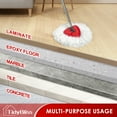 thumbnail image 2 of TidyBliss Spin Mop Replacement Heads 2 Pack with Triangle Base and 58 inches Long Handle for EasyWring 1 Tank System, 2 of 8