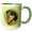 Green/White, variant on 3drose, Im Praying That Youll Be My Valentine Greeting with Praying Mantis Art, 15oz Two-tone Red Mug