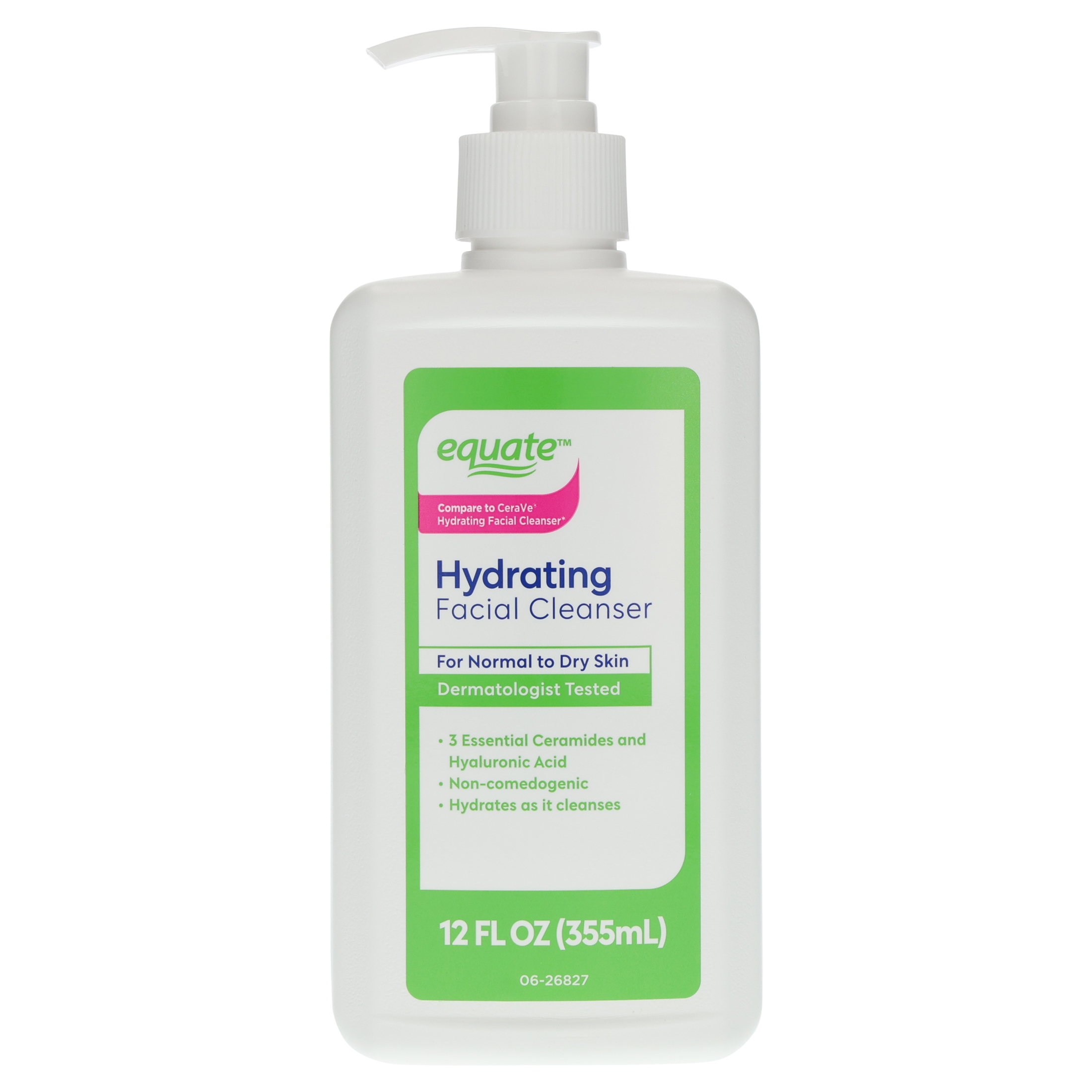Equate Hydrating Facial Cleanser, 12 fl oz