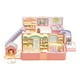 thumbnail image 1 of Casa de muñecas, juego de juguetes para niñas, casa de juegos plegable, muebles portátiles con casa para mascotas para niños pequeños de 3, 4, 5, 6, 7, 1 of 9
