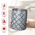 thumbnail image 5 of 12oz Coffee Tumblers Blue and White Intricate Pattern Stainless Steel Vacuum Insulated Travel Tumbler Coffee Cups Mug with Lid and Straw with Cleaning Brush for Cold & Hot Drinks, 5 of 5