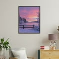 thumbnail image 4 of Paint by Numbers Kit for Adults, Winter Sunset Over Frozen Lake Paint by Numbers, Easy Paint by Numbers Kit for Adults Beginner, DIY Adult Paint by Number Kits on Canvas, Home Decor, 4 of 7