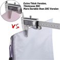 thumbnail image 3 of 30 Pcs A6 Document Pouch / File Bag Plastic Pvc Mesh Zip Filing Cabinet Folder, 3 of 5