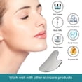 thumbnail image 3 of Stainless Steel Gua Sha Facial Tool, Metal Gua Sha Massage Tool For Face And Body, Lymphatic Drainage, Facial Tension, Durable Stainless Steel Gua Sha Tool With Box - Mother's Day Gift, 3 of 5