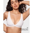 thumbnail image 3 of Bralette INLYRIC Inbarely Soft Escote Profundo Sin Aros Blanco Nieve XXL, 3 of 6
