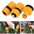 thumbnail image 2 of 3 Unids Conector de Tubo Adaptador de Grifo de Ajuste SET 1/2 Pulgadas Jardín Césped Manguera de Agua, 2 of 9