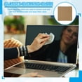 thumbnail image 7 of Glasses Cleaning Cloth 7.9" x 7.9" , Microfiber Eyeglasses Cleaner Cloths Soft Suede Wipe Screen, Brown 6 Pcs, 7 of 7