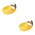 thumbnail image 3 of Baohd Outdoor Cooling Fan Hat Breathable Baseball Cap for Sun Protection Outdoor Camping Yellow Style B 2Set, 3 of 6