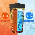 thumbnail image 6 of Saiise Geometry Dash Print Travel Coffee Mug 16oz,Insulated Coffee Mug to Go,Reusable Coffee Travel Mug with Seal Lid,Vacuum Stainless Steel Coffee Cups for Hot/Ice Coffee Tea, 6 of 8