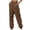 Brown, variant on YYDGH Baggy Sweatpants for Women Teen Girl Trendy Hip Hop Y2K Joggers Pants Gym Work Casual High Waist Straight Trousers