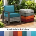 thumbnail image 3 of Gymojoy 24 in. x 24 in. x 6 in.Deep Seat Cushion Set, Olefin 2-Piece Deep Seating Outdoor Replacement Lounge Chair loveseat Sofa Cushion in Peacock Blue, 3 of 6