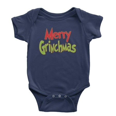 Merry Grinchmas Jolly Merry Christmas Infant One-Piece Romper Bodysuit or Toddler T-shirt
