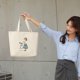 thumbnail image 3 of Women Fashion Satchel Tote Ladies Casual Canvas Shoulder Bag Large Capacity Shopping College Top Handle Handbag, 3 of 5