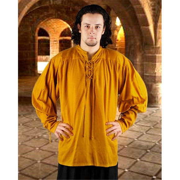 C1004 John Coxon Renaissance Shirt, Gold - 2XL