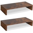 thumbnail image 1 of Monitor Stand Riser Wood Monitor Stand for Desk TV/Screen/PC/Printer/Laptop Riser Computer Stand with Keyboard Organizer Desktop Stand Monitor Riser by (), 1 of 7