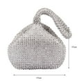 thumbnail image 2 of Bling Clutch Bags for Women Evening Wedding Party Rhinestone Wristlet Purses, 2 of 6