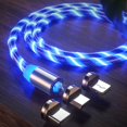 thumbnail image 2 of Cable Magnético De Carga De Iluminación LED USB Tipo C Micro Cargador Para Huawei Samsung, 2 of 4