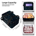 thumbnail image 3 of Constellation Double Layered Insulated Lunch Bag with Two Compartments, Large Capacity, Hand-Carry Refrigerated Lunch Bags, 7.1x11.4x16.1 Inches, 3 of 6
