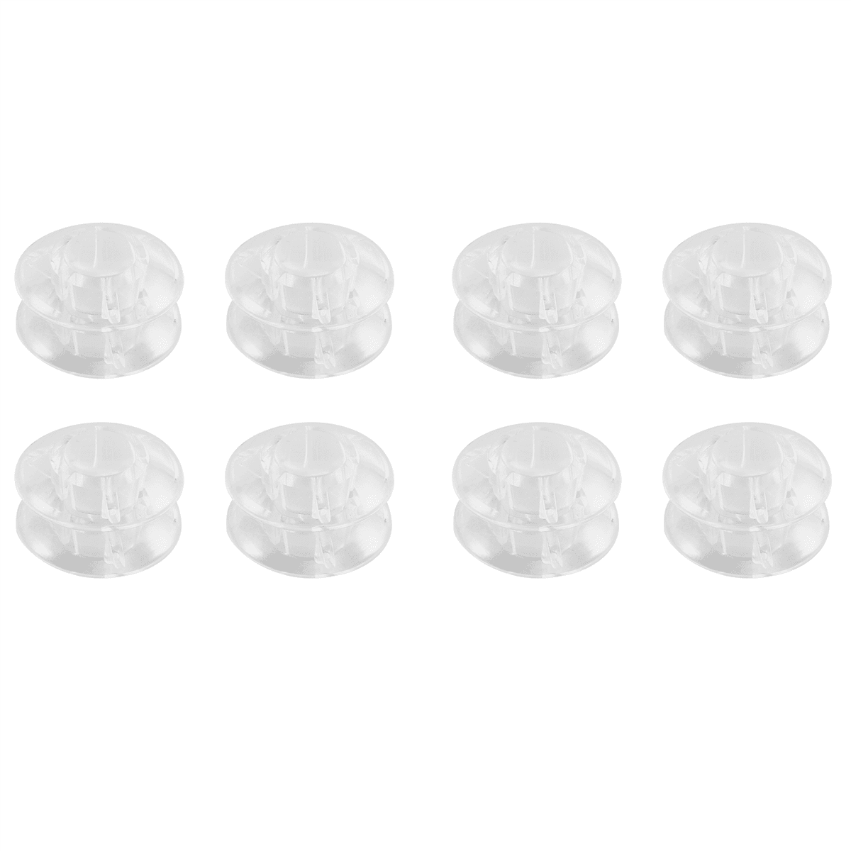 32 Pack Clear Mushroom Style Guitar Effect Pedal Footswitch Toppers Foot Nail Cap Protection Cap for Guitar Effect Pedal