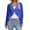Blue, variant on Womens Cropped Jackets Lightweight Open Front Women's Summer Long Sleeve Sheer Chiffon Cardigan Thin Shawl Top