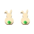 thumbnail image 4 of Inteprter 5 uds. De piezas de madera de conejo, decoraciones de Pascua, estilo Simple, manualidades para álbum de recortes, accesorios de JM01169 2Conjunto, 4 of 6