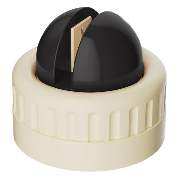 fvbhty Scissor and Knife Sharpener Portable Suction Cup Black For Kitchen and Camping 1-Pack