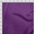 thumbnail image 3 of oneOone Cotton Silk Fabric Leaves & Floral Block Printed Craft Fabric BTY 42 Inch Wide, 3 of 4