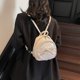 thumbnail image 2 of Mochila con lazo de encaje de moda para mujer, nuevo estilo 2025, moderna y pequeña mochila escolar, mochila de mano para compras., 2 of 5