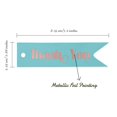 thumbnail image 5 of Inkdotpot Rose Gold Foil Paper Hang Tags Thank You Bridal Shower Favor Tags 100 Pieces, 5 of 6