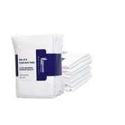 Linteum Textile (6-Pack, 28x29 in, White) Classic Reusable Flour Sack Dish Towels, 100% Cotton