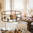 thumbnail image 6 of Arlen 5 Light Chandelier with Bronze Finish, 6 of 8
