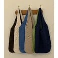 thumbnail image 5 of Kukuzhu Women's Crochet Tramp Bag Knitted Tote Bag Large Shoulder Tote Bag Vintage Woolen Shopping Bag Hand-Woven Bag, 5 of 5