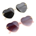 thumbnail image 1 of 2 gafas de forma de corazón para niños, gafas de sol de fiesta, portátiles, cómodas, ligeras, modernas, con forma de corazón, para viajes con Marco rosa, 1 of 8