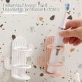 thumbnail image 5 of vnanda Space-saving Toothbrush Holder Cactus Toothbrush Holder Space-saving Wall Mounted Bathroom Storage Shelf with Easy Installation Detachable Design, 5 of 7
